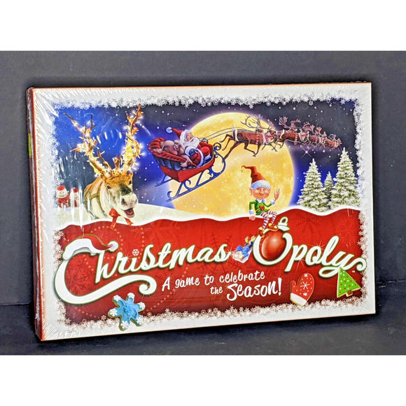 Christmas Opoly Board Game - Christmas XMAS Theme Monopoly BRAND NEW SEALED - Picture 3 of 3